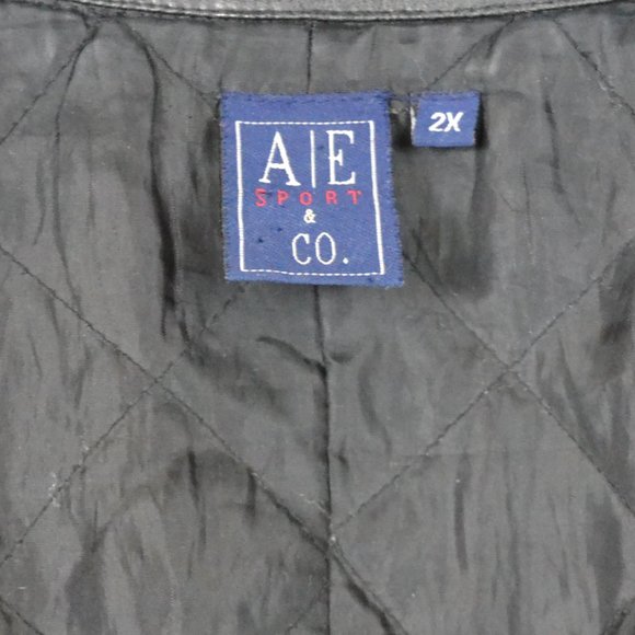 Black  vegan  Leather Coat Shacket  Grunge western - Picture 6 of 11